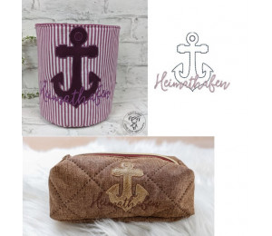 Stickdatei - Heimathafen Anker Doodle